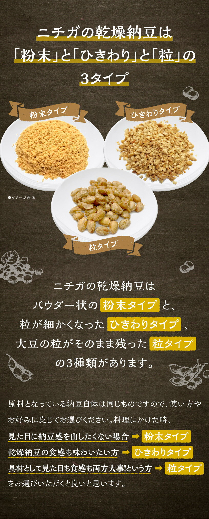 乾燥納豆(粒)110gtimes;2袋