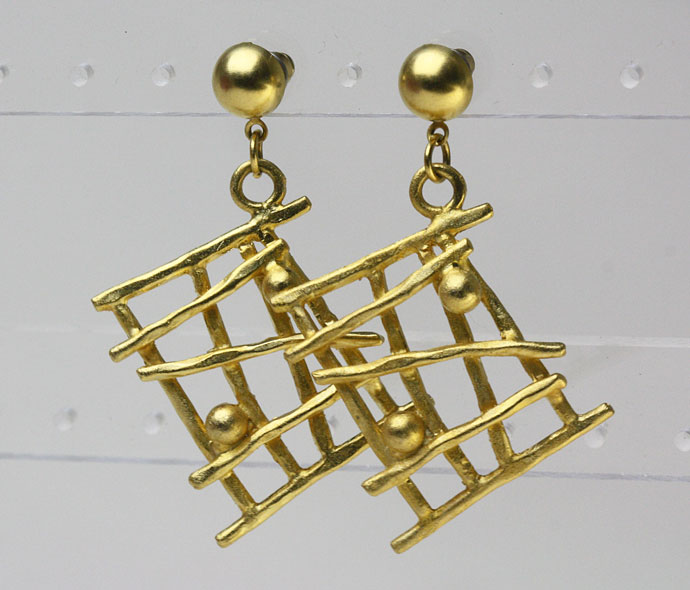 전품 무료 배송 [아울렛] 귀걸이 아트 디자인 골드 컬러 prc13-06 무대 액세서리 가라오케 선물 선물 prc13-06