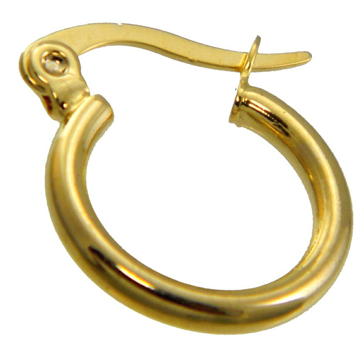 リング　ピアス　ゴールド　ステンレス 片耳用遮断機型ピン レディース 小さめ　メンズ 男女兼用/在庫限り価格