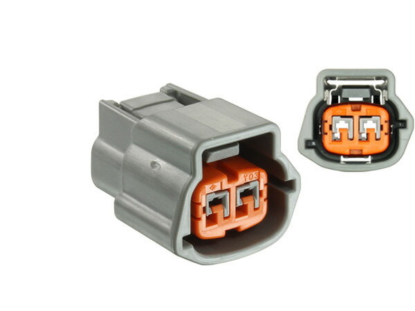 ●住友電装090型RS防水シリーズ2極「STANDARD Type2」Fコネクタのみ[灰色](端子別)/2P090WP-RS-STD-Type..