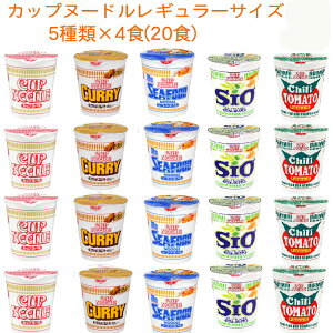 日清カップヌードル　日清食品 カップヌードル レギュラーサイズ 5柄 20食セット 送料無料