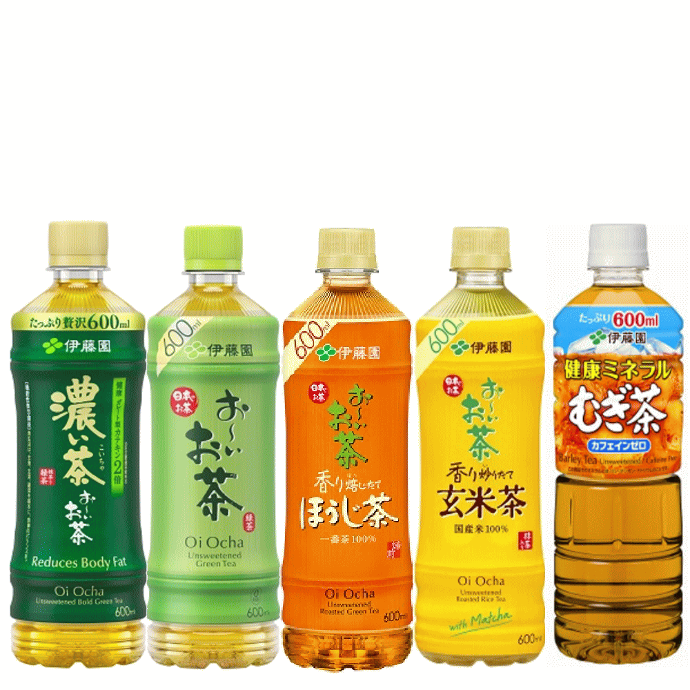 【飲料】 伊藤園 おーいお茶 600ml ペットボトル 緑茶 濃いお茶【機能性表示食品】 ほうじ茶 玄米茶 麦..