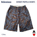 DONKEY PRIPELA SHORTS C.GREY ショートパンツ プリペラ生地 UNISEX 男女兼用 BOHEMIANS ボヘミアンズ JAPAN