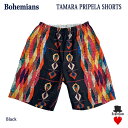 TAMARA PRIPELA SHORTS BLACK ショートパンツ プリペラ生地 UNISEX 男女兼用 BOHEMIANS ボヘミアンズ JAPAN