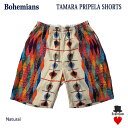 TAMARA PRIPELA SHORTS NATURAL ショートパンツ プリペラ生地 UNISEX 男女兼用 BOHEMIANS ボヘミアンズ JAPAN