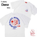 Cookman T-shirts Cheese White クックマン Tシャツ チーズ ホワイト UNISEX 男女兼用 アメリカ