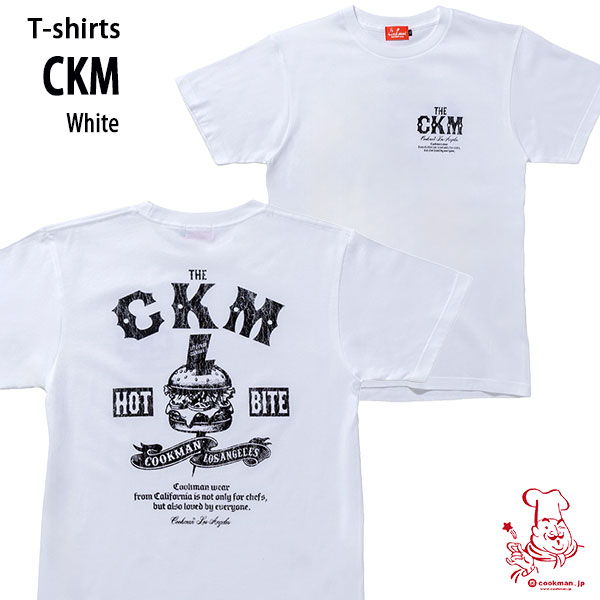 樂天商城 - CKM T-shirts White Cockman クックマン Tシャツ ホワイト UNISEX 男女兼用 アメリカ