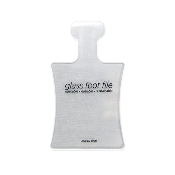 Glass Foot File グラス フット ファイル 角質落とし やすり 美容 HERE by DETAIL