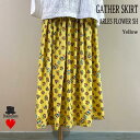 ARLES FLOWER SH GATHER SKIRT YELLOW AGXt[ MU[XJ[g CG[ BOHEMIANS {w~AY