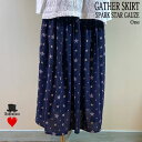 SPARK STAR GAUZE GATHER SKIRT ONE Xp[NX^[ K[[ MU[XJ[g  BOHEMIANS {w~AY