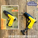 MINI RATCHET SCREWDRIVER 4 BITS ミニ ラチェット スクリュードライバー 4ビッツ DIY 工具 拳銃型ドライバー DULTON ダルトン