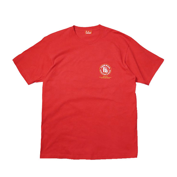Cookman T-shirts Cereal Red クックマン Tシャツ シリアル レッド UNISEX 男女兼用 アメリカ