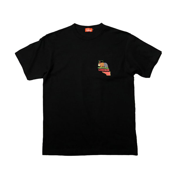 Cookman T-shirts TM Paint California bear Black クックマン Tシャツ ブラック UNISEX 男女兼用 アメリカ 2