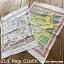 Old Map Cloth YELLOWSTONE OREGON オールド マップ クロス イエローストーン オレゴン キッチンクロス タペストリー ビンテージ柄 インストゥルメンタル