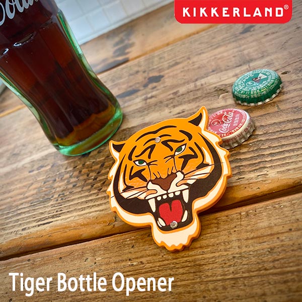 Tiger Bottle Opener タイガーボトルオープナー トラ 栓抜き キッカーランド KIKKERLAND DETAIL