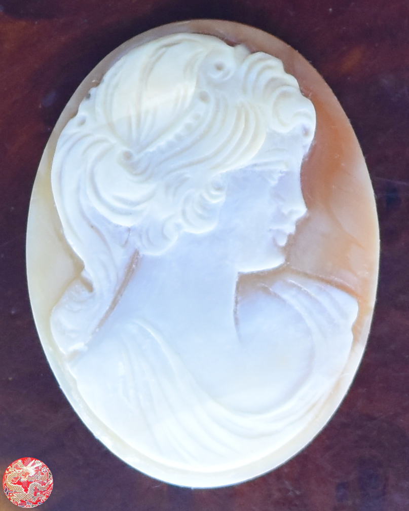カメオ 貴婦人 浮き彫りCAMEO 新品 宝石 超希少超高級ストーン ジュエリーjewelry おしゃれレディース ネックレス威龍彩雲