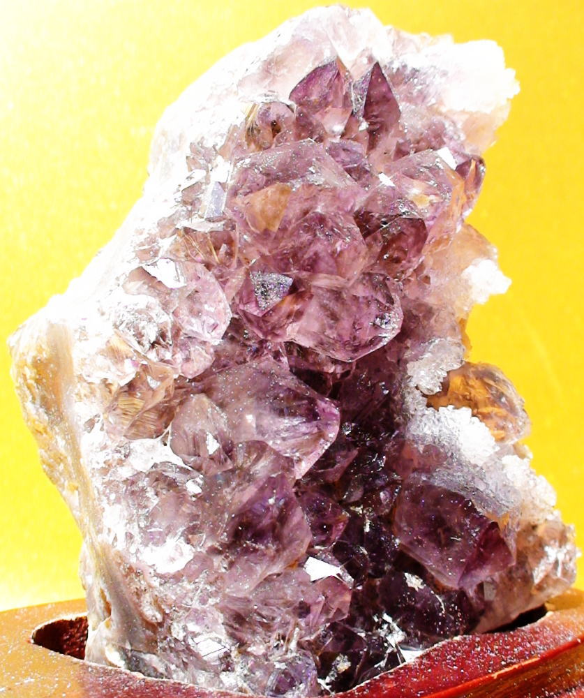 【送料無料】水晶天然 アメジスト クラスター 原石紫水晶洞群晶 ジオード 新品置物 一点ものCrystal Kristl Kristalバリ雑貨 アジア雑貨 小物祝い 誕生日 プレゼント お守りおしゃれ 威龍彩雲通販