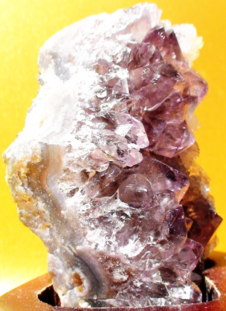 【送料無料】水晶天然 アメジスト クラスター 原石紫水晶洞群晶 ジオード 新品置物 一点ものCrystal Kristl Kristalバリ雑貨 アジア雑貨 小物祝い 誕生日 プレゼント お守りおしゃれ 威龍彩雲通販