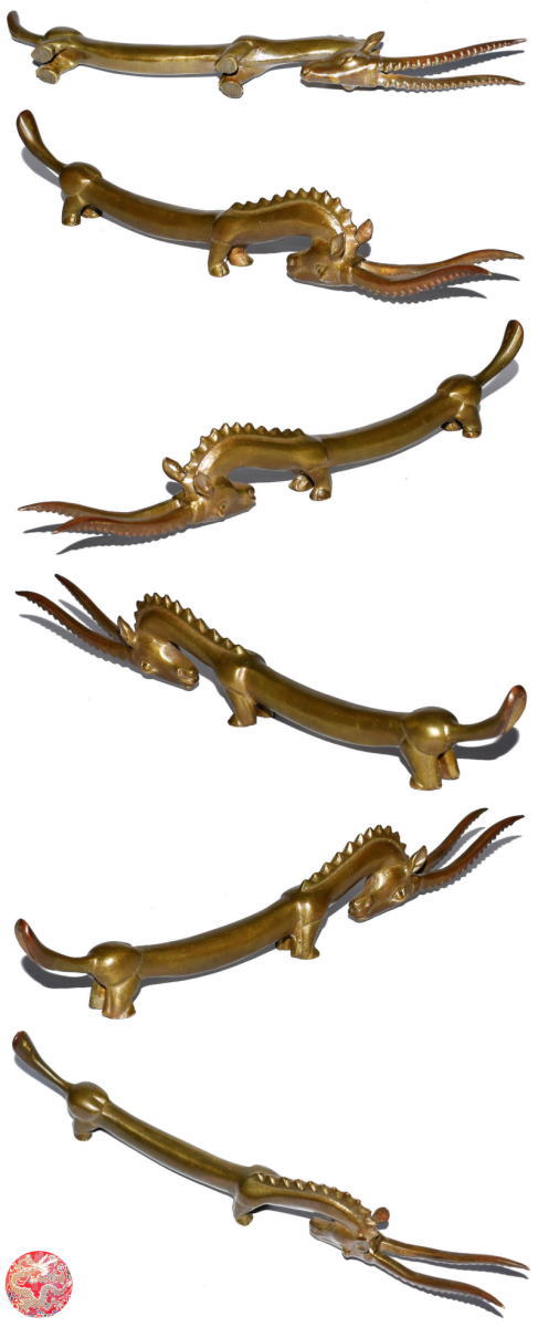 羚羊 カモシカ antelope銅製 開運 風水 羚羊 書道 筆置き開運風水置物 その他 十二支おしゃれ オフィス 玄関先インテリア 新築祝い 結婚祝い内祝 祝い 誕生日 プレゼントバリ雑貨 アジアン 雑貨神獣 開運祈願 金運祈願新品 威龍彩雲