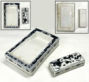 【送料無料】青花雙龍磁硯 青花龍磁墨床磁器 時代物 唐物 呉須ウブ品 入手困難 骨董 清玩中国古玩 (旧家蔵出し)威龍彩雲