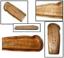 【送料無料】木彫り茶匙 勺 柄杓時代物 骨董 古美術細密細工 ウブ品 (旧家蔵出し) 威龍彩雲
