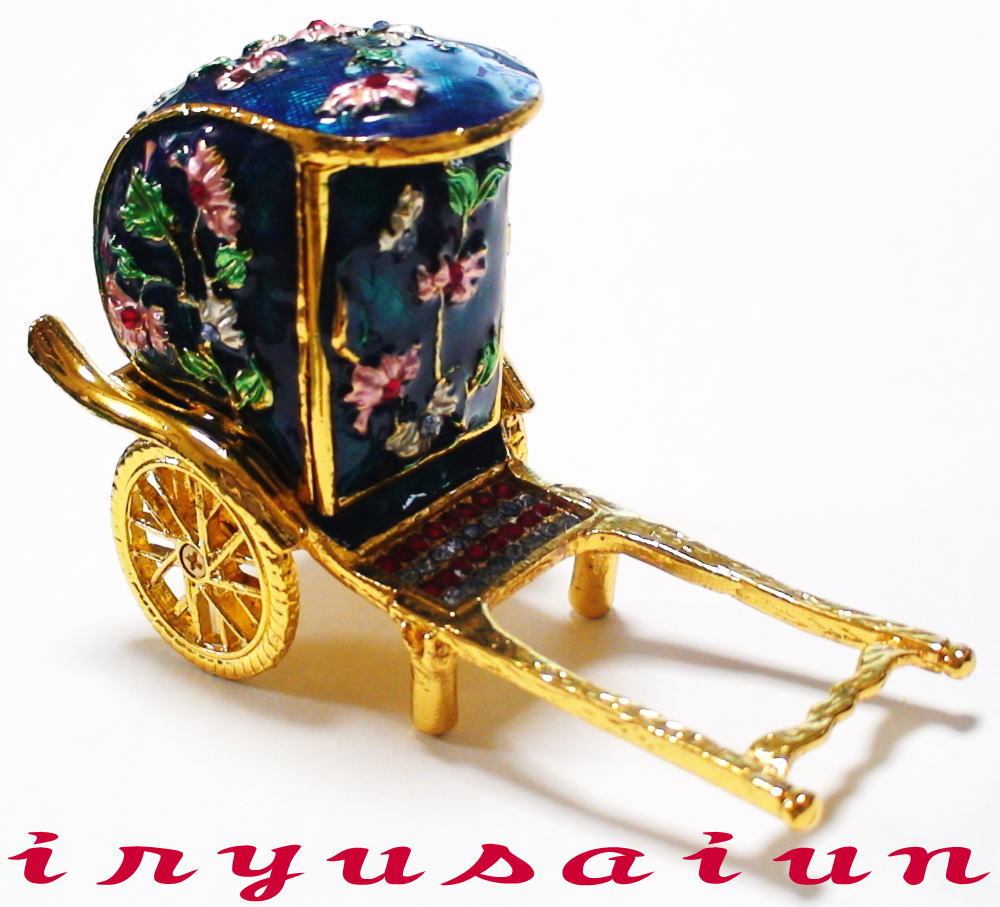 【送料無料】人力車 宝石箱 ピュータボックスPIYUTA BOXジュエリーボックス 新品指輪収納 ピアス収納 小物入れバリ雑貨 アジアン雑貨 小物プレゼント ギフト実用的かわいい おしゃれ 威龍彩雲