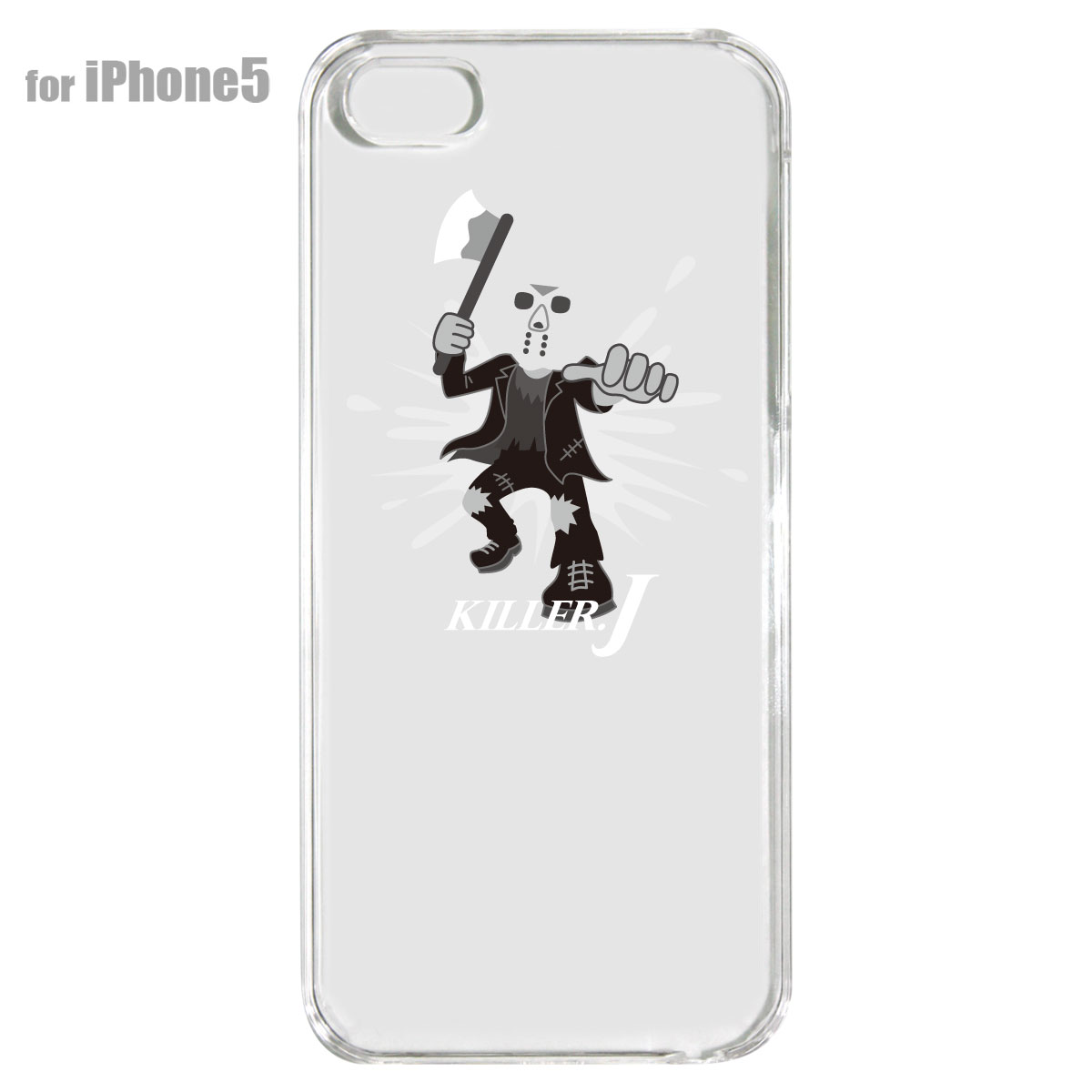 iPhone5s iPhone5 ケース スマホケース カバー クリア クリアケース ハードケース Clear Arts【KILLER.J】　10-ip5-ca0054