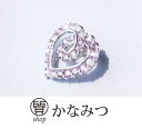 ピンクサファイア ハート ペンダントトップ ネックレス 中古 K14 14金