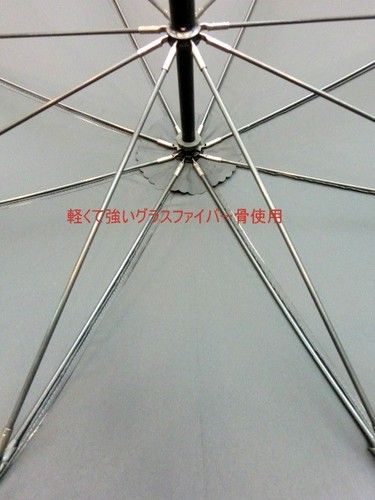 晴雨兼用・長傘−紳士UVカット99.9%ビッグサイズ超軽量ストライプ柄晴雨兼用長傘
