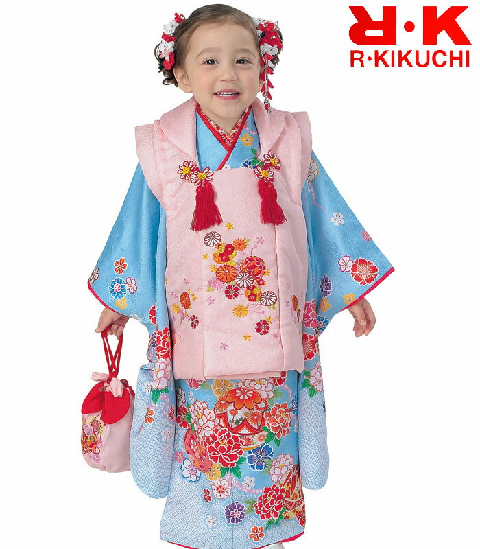 七五三 着物 3歳 女の子 被布セット RK リョウコキクチ ブランド 9 2020年新作 販売 購入