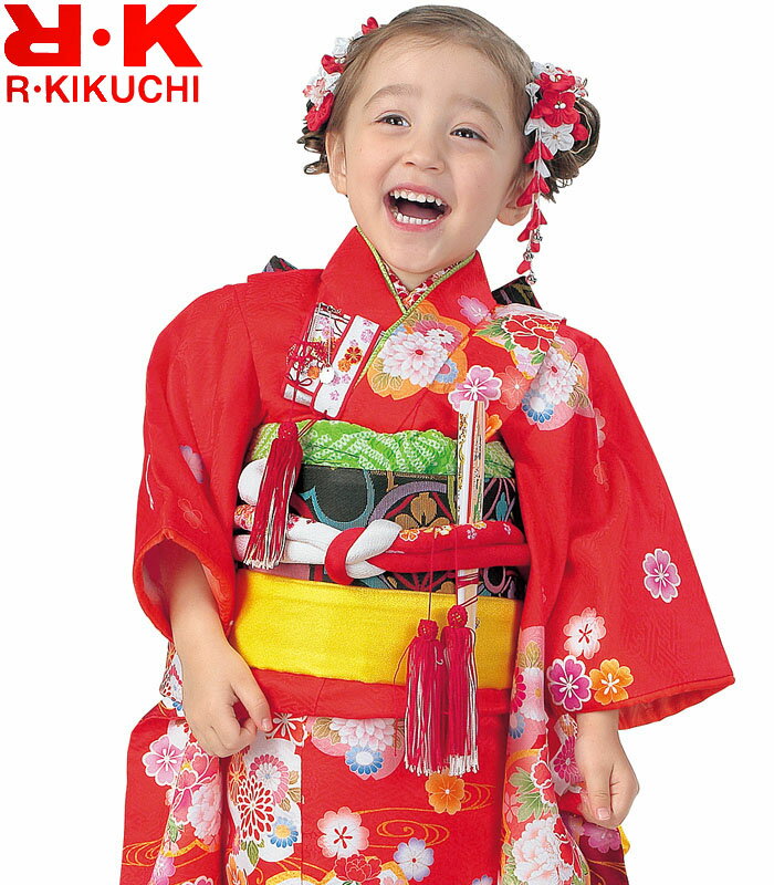 七五三 753 着物 3歳 女の子 着物フルセット RK リョウコキクチ ブランド 5 販売 購入