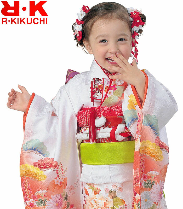 七五三 753 着物 3歳 女の子 着物フルセット RK リョウコキクチ ブランド 6 販売 購入