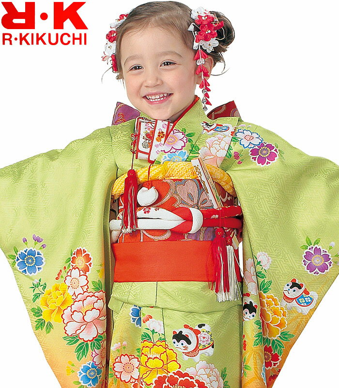 七五三 753 着物 3歳 女の子 着物フルセット RK リョウコキクチ ブランド 7 販売 購入