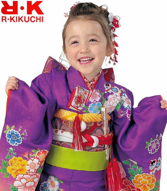 七五三 着物 3歳 女の子 着物フルセット RK リョウコキクチ ブランド 9 2020年新作 販売 購入