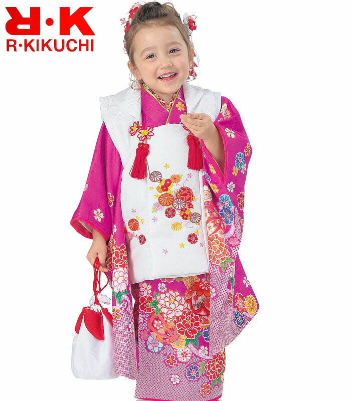 七五三 着物 3歳 女の子 被布セット RK リョウコキクチ ブランド 8 2020年新作 販売 購入
