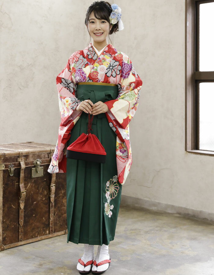 卒業式 袴セット 袴 小学校 小学生 ジュニア 女の子 大学生 レディース 女性 二尺袖 着物 袴 セット ミサヤマ ブランド 袴6点セット 39 販売 購入