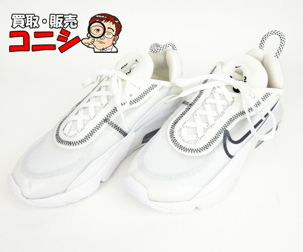 【神戸の質屋】【NIKE/ナイキ】ウィメンズ エア マックス 2090 CK2612 ホワイト カジュアルシューズ 23.5cm【送料無料】h1213b