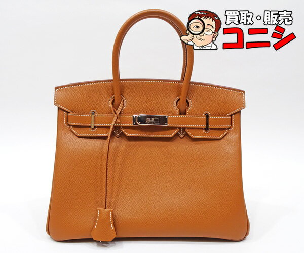 バーキン30ハンドバッグゴールドブ...