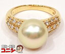 【質コニシ】【TASAKI/タサキ】K18 パール リング 指輪 10号 ゴールド ホワイト ダイヤモンド 10.3mm【送料込み】k3929y