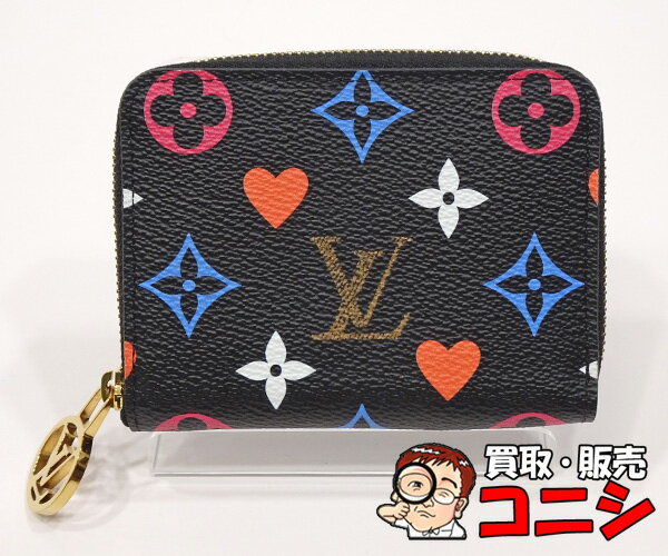 【質コニシ】【Louis Vuitton/ルイ・ヴィトン】ジッピーコインパース 小銭入れ M80305 ゲームオン ブラック 黒【送料込み】l0819y
