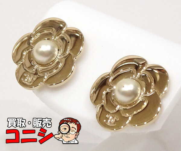 本日限定価格❕CHANEL♡カメリアピアス シルバーが輝く♪】CHANEL シャネル 25P カメリア ピアス