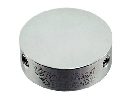 3PDTフットスイッチ用ボタン Barefoot Buttons Version 1 Silver [送料無料!]【smtb-TK】