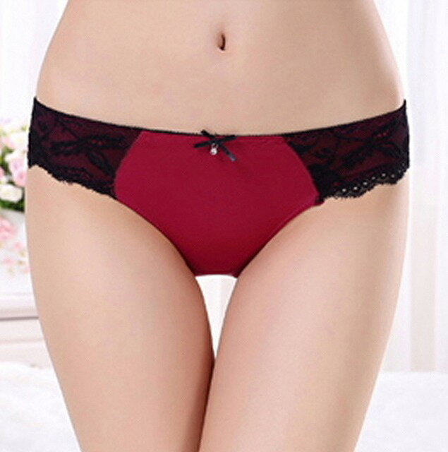 格安ショーツ まとめ買いのチャンス 伸縮性のあるレース付きショーツ メッシュ素材加工のあるショーツ B7040RXL