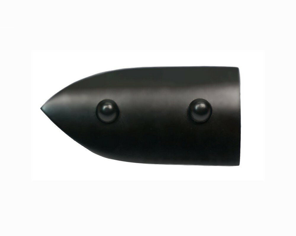 Rakuten - 笹金具　半笹（親柱角用）　黒色　4．0寸用［建築金物］［社寺用品］