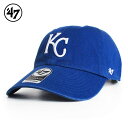 ’47 フォーティセブン FORTYSEVEN '47 CLEAN UP クリーンナップ キャップ 帽子 Royals ロイヤルズ カラー:Royal ローキャップ アメカジ ファッション メンズ レディース MLB ぼうし ハット(4)