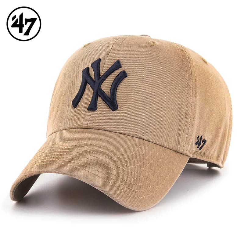 47 եƥ֥ FORTYSEVEN '47 CLEAN UP ꡼ʥå å ˹ New York Yankees/˥塼衼󥭡 顼Khaki å ᥫ եå  ǥ MLB ܤ ϥå