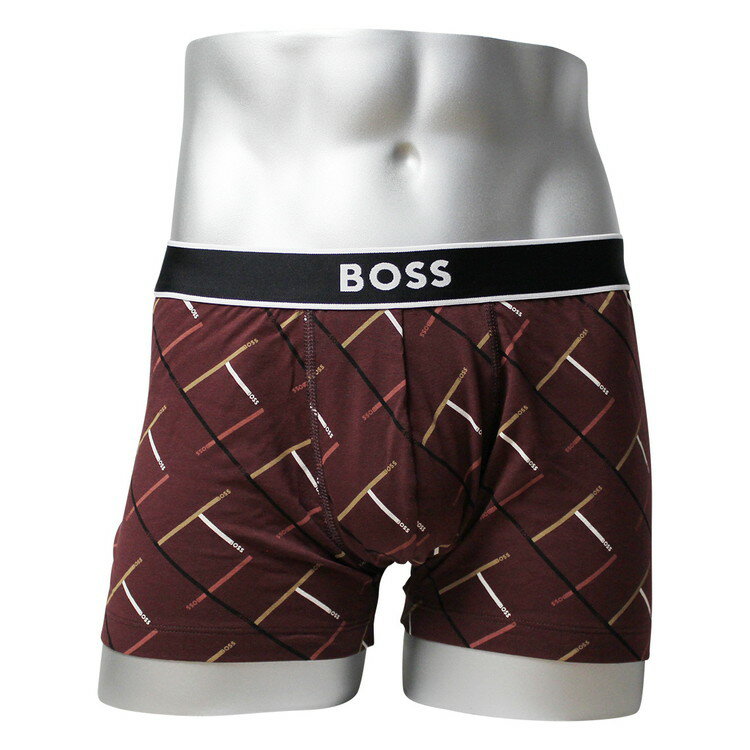 HUGO BOSS ヒューゴボス：24 PRINT ボクサーパンツ (パープル)[ボクサーパンツ/ 男性下着/ メンズインナー/人気ブランド/おすすめギフト/誕生日プレゼント/メンズファッション]