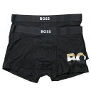 HUGO BOSS ヒューゴボス：2P GIFT ボクサーパンツ (ブラック)[ボクサーパンツ/ 男性下着/ メンズインナー/人気ブランド/おすすめギフト/誕生日プレゼント/メンズファッション]