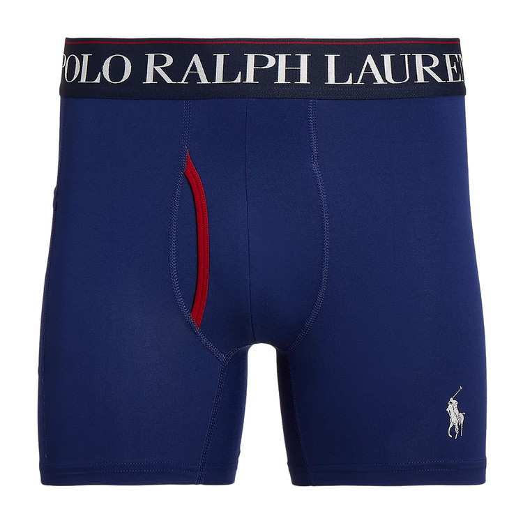 Polo Ralph Lauren 【ネコポス可:2点まで】ポロラルフローレン：4D FLEX - COOLING MICROFIBER with Pocket ボクサーブリーフ (ファールロイヤル)[ボクサーパンツ/ 男性下着/ メンズインナー/人気ブランド/おすすめギフト/誕生日プレゼント/メンズファッション]