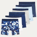 ポロラルフローレン:STRETCH COTTN-BLEND ボクサーブリーフ 6PK (ディープアトランティック)[ボクサーパンツ/ 男性下着/ メンズインナー...